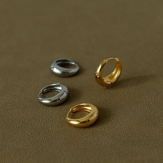 Silver Hoop Earrings