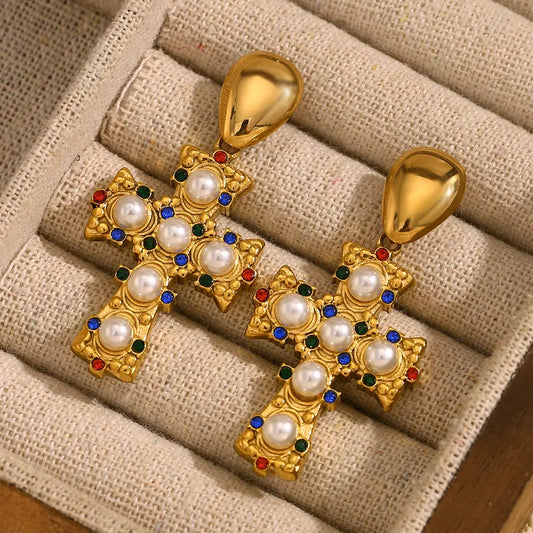 Cross Earrings