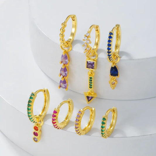 Colourful Drop Earrings