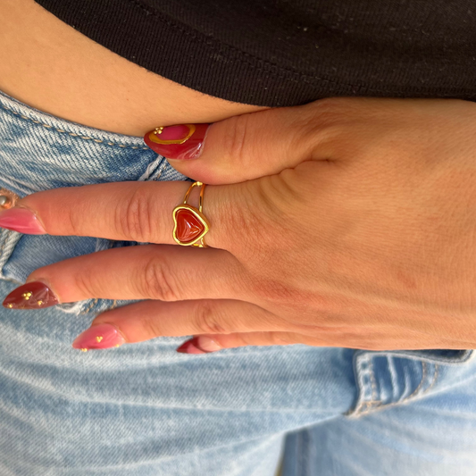Red Heart Ring