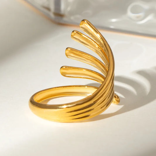 Gold Leaf Ring