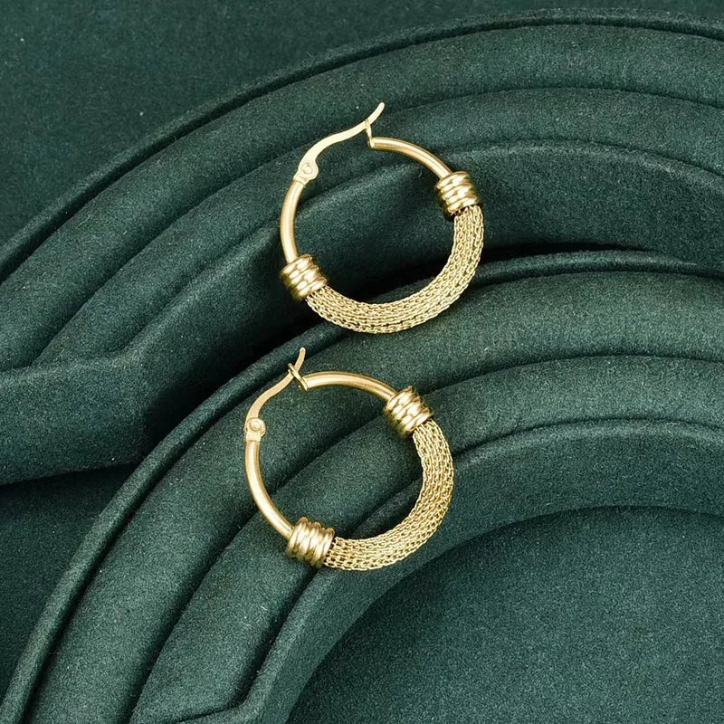 Gold Hoop Earrings
