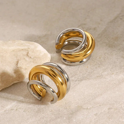 Silver Gold Ear Cuffs