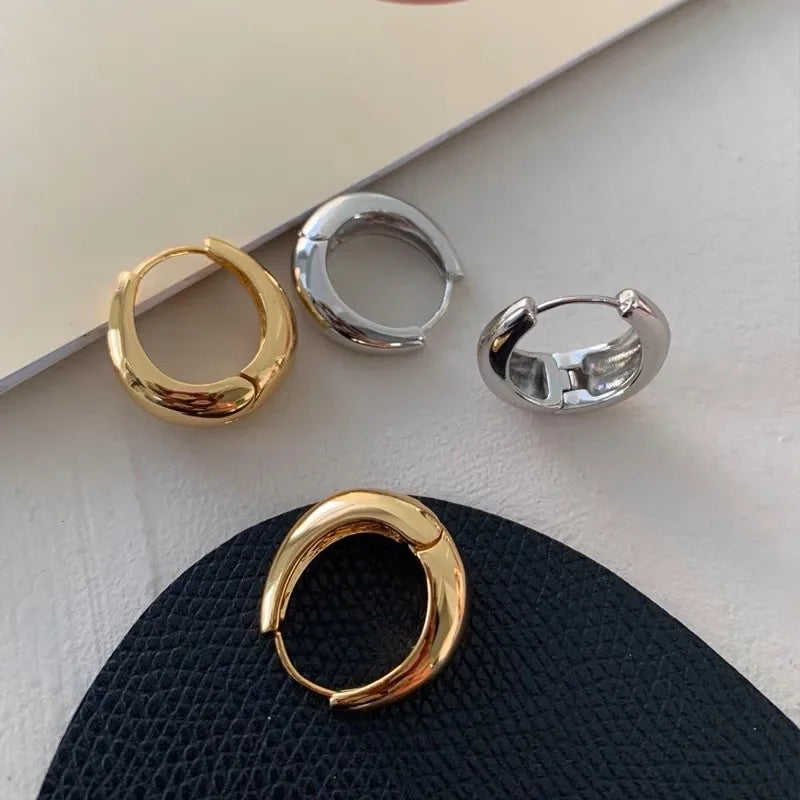 Silver Hoop Earrings