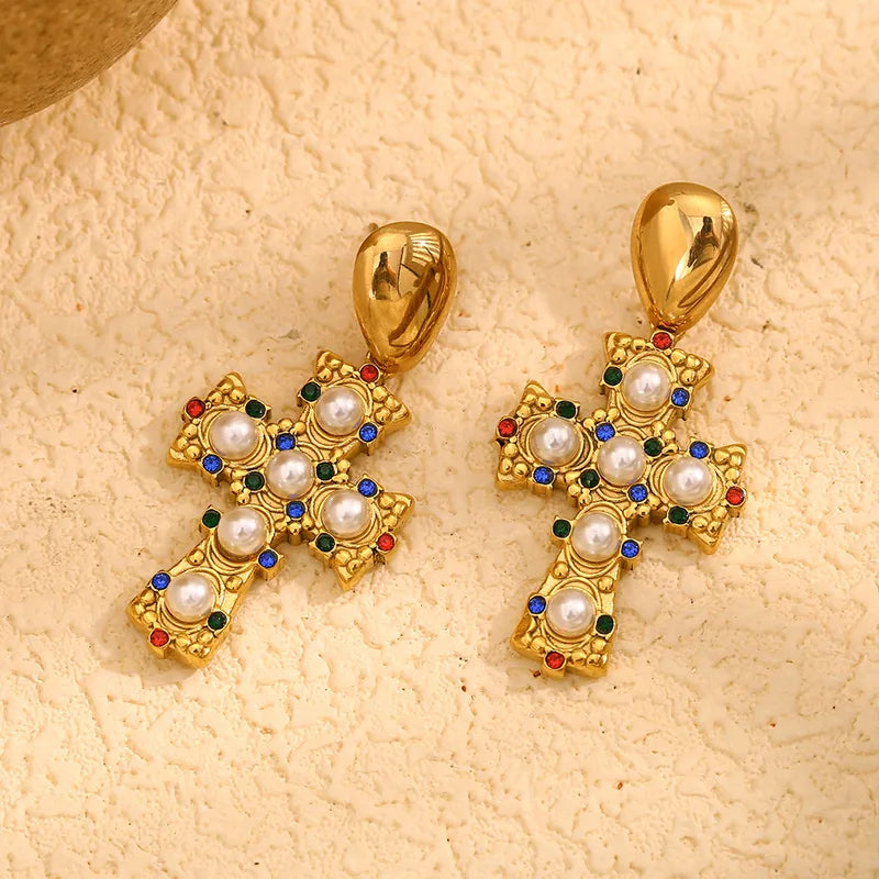 Cross Earrings