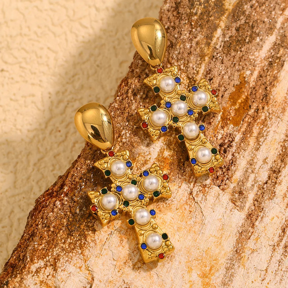 Cross Earrings