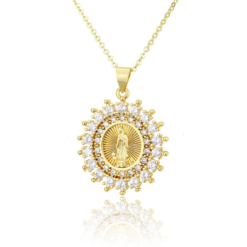 Pendant Virgin Gold Necklace