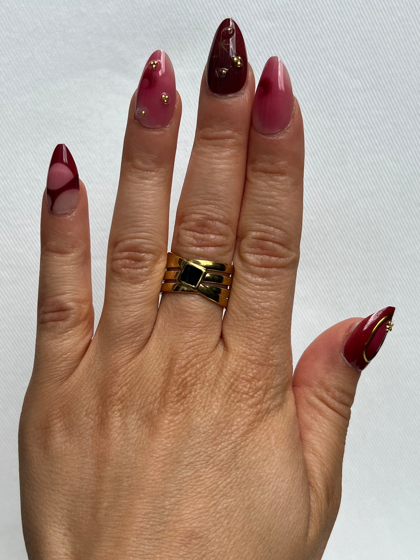 Black Stone Ring