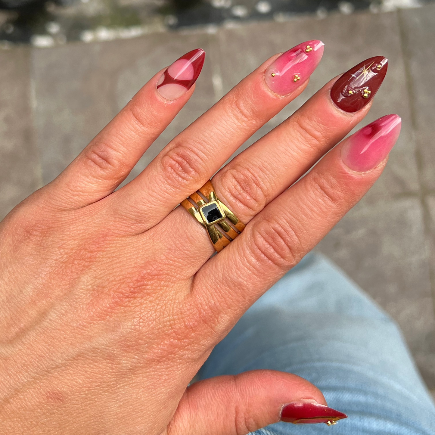 Black Stone Ring