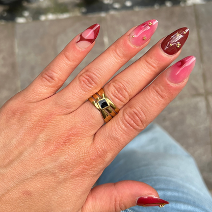 Black Stone Ring