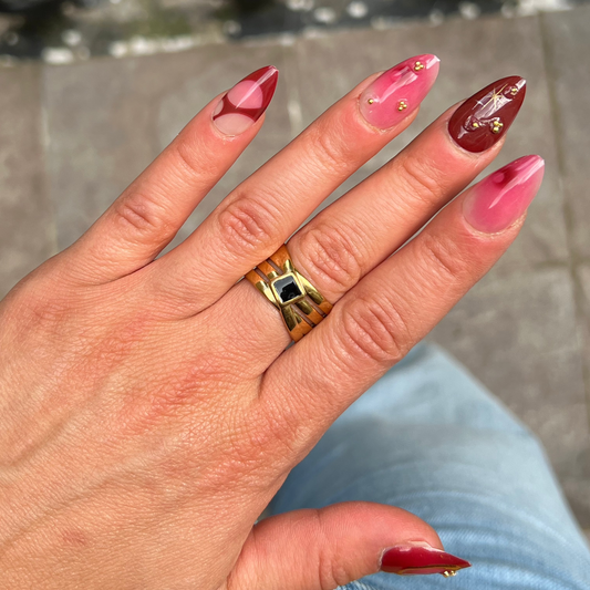Black Stone Ring