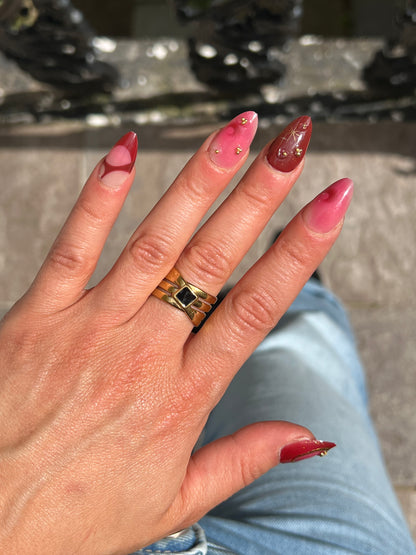 Black Stone Ring