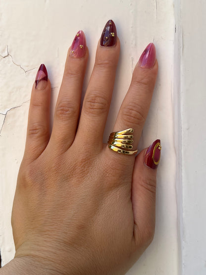 Gold Leaf Ring