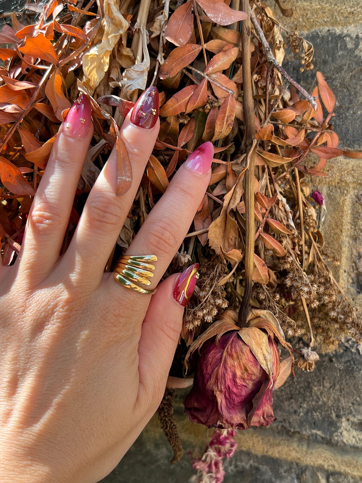 Gold Leaf Ring