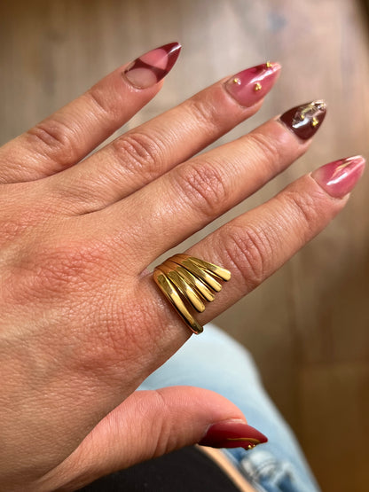 Gold Leaf Ring