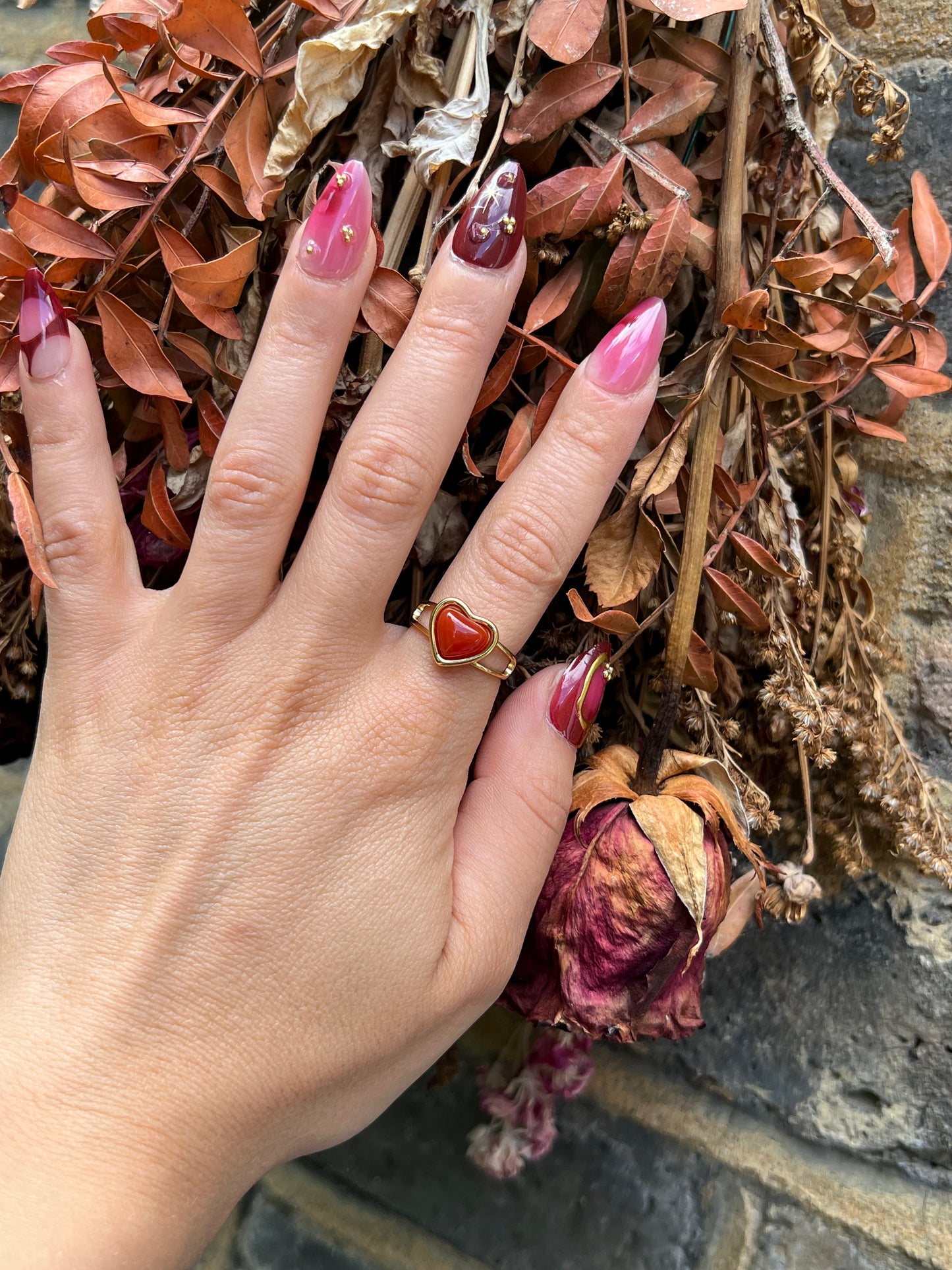 Red Heart Ring