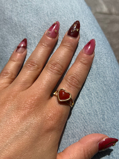 Red Heart Ring