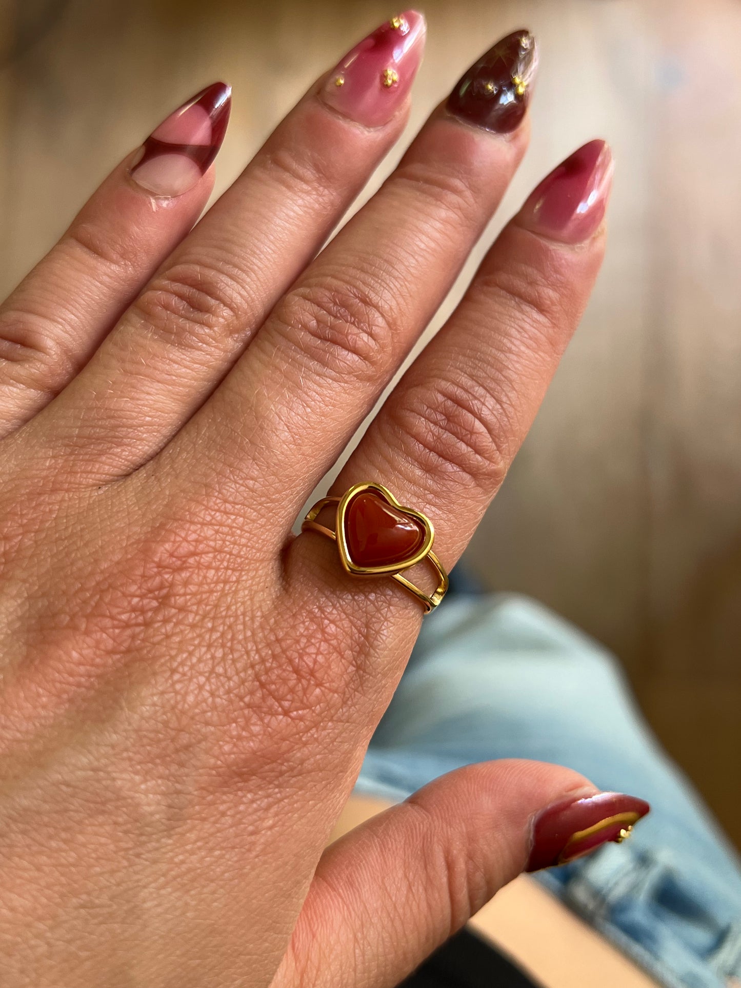 Red Heart Ring
