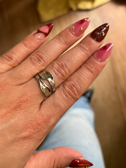 Geometric Silver Ring