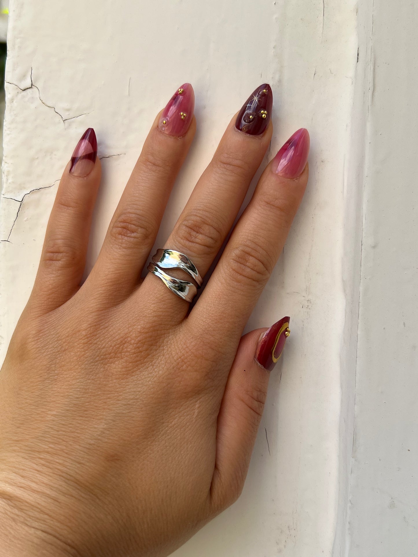 Geometric Silver Ring