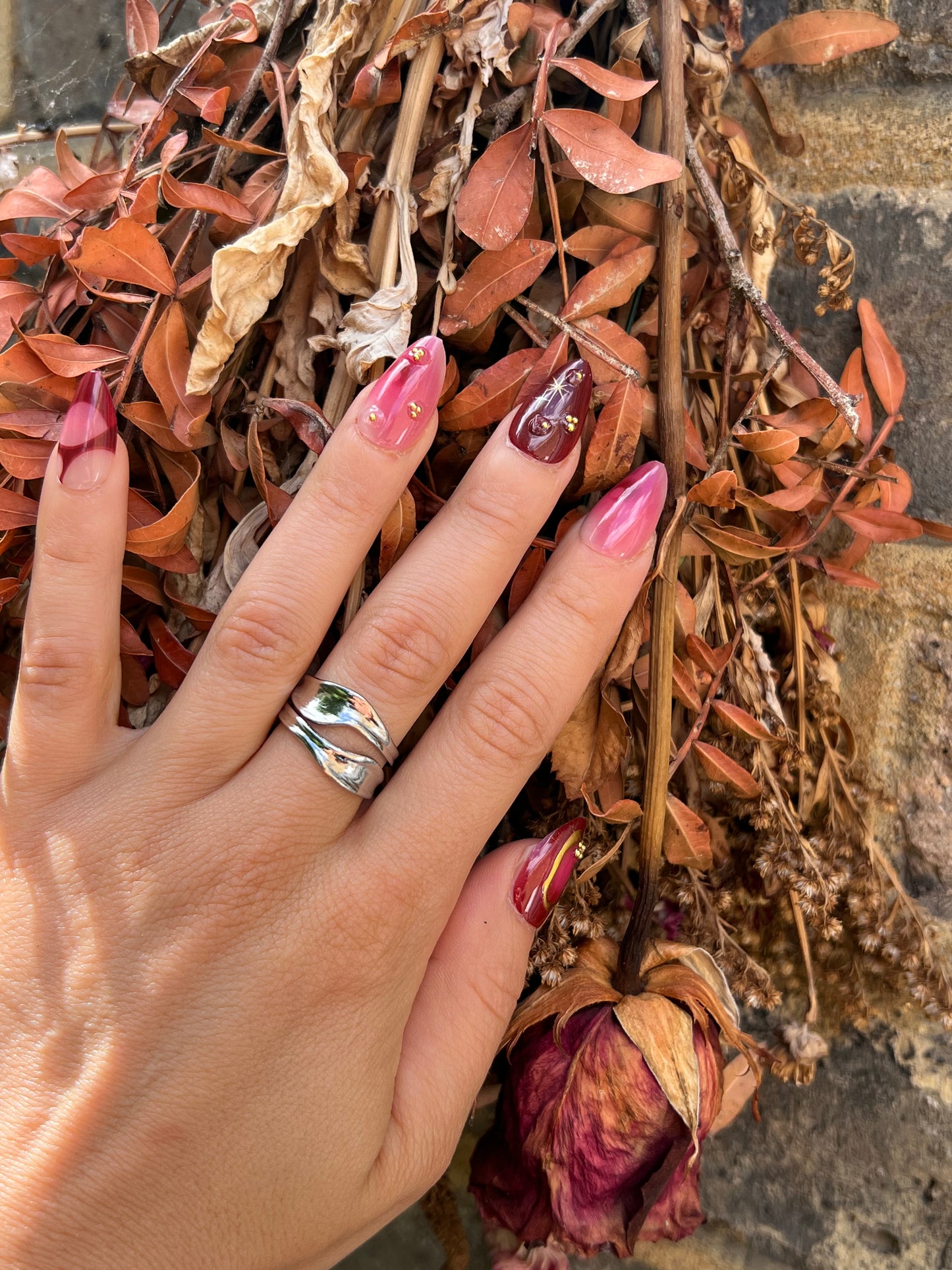 Geometric Silver Ring