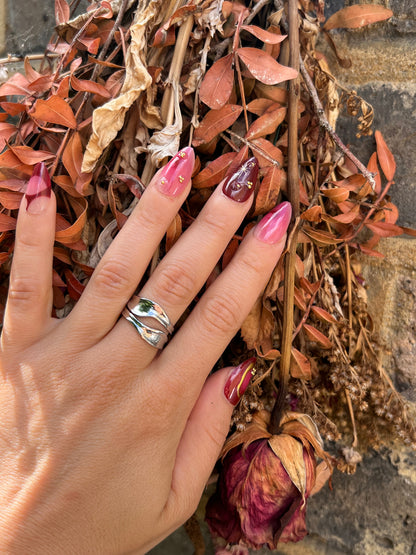 Geometric Silver Ring