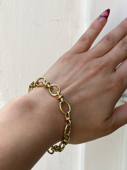 Gold Lace Bracelet