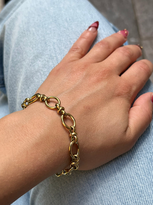 Gold Lace Bracelet