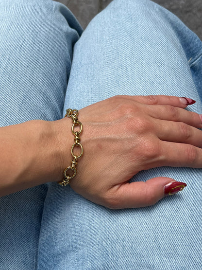 Gold Lace Bracelet