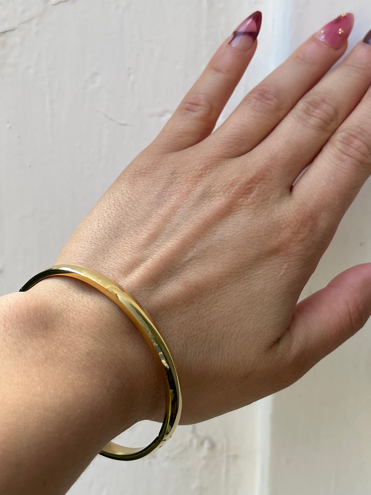 Gold Round Bangle