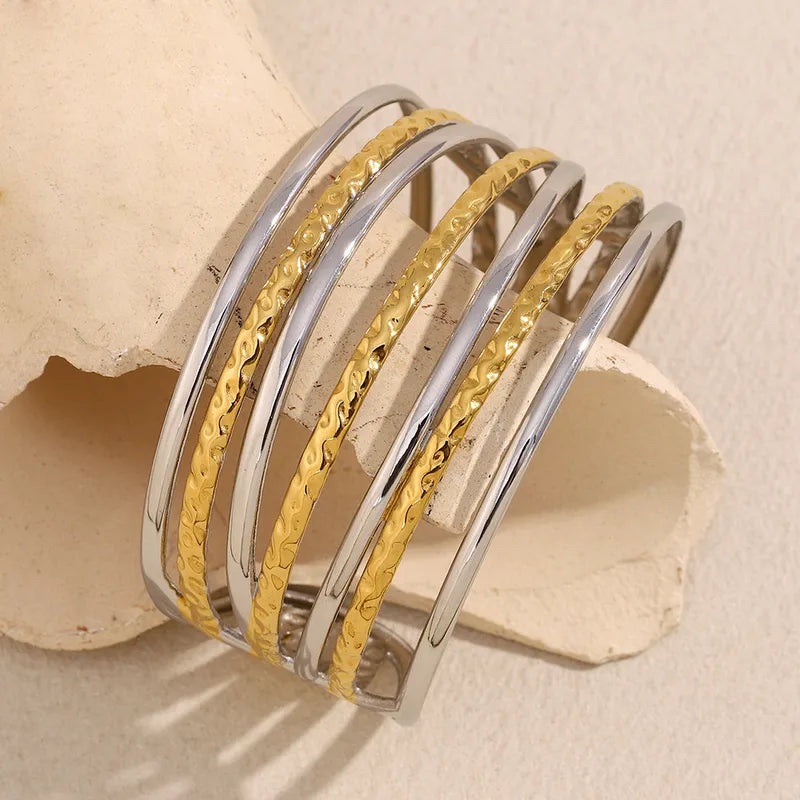 Gold Silver Bangle