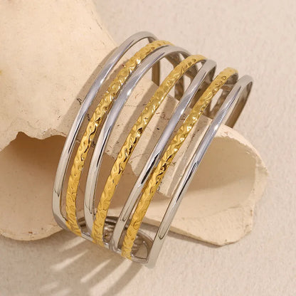 Gold Silver Bangle