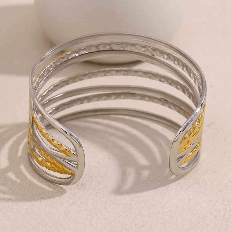 Gold Silver Bangle