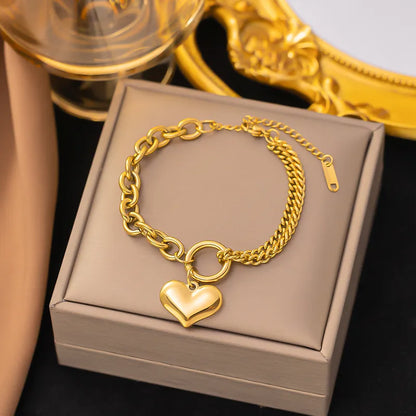 Heart Gold Bracelet