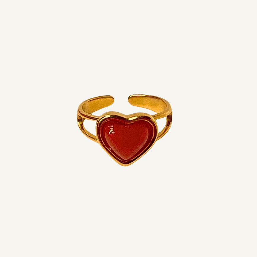 Red Heart Ring