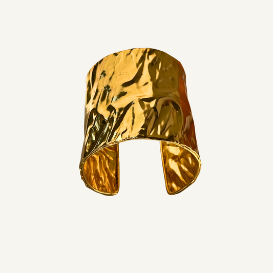 Gold Statement Bangle