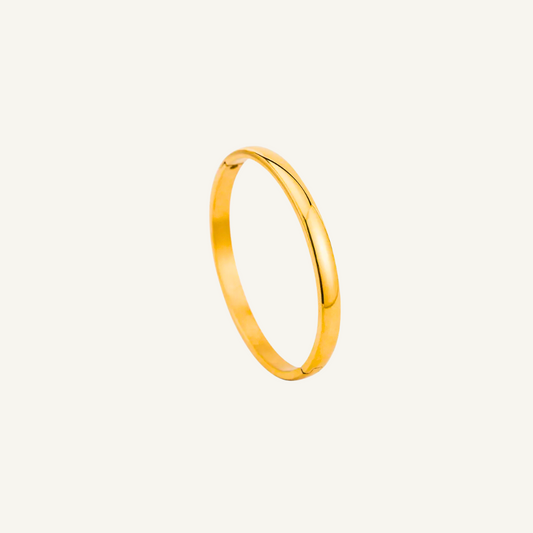 Gold Round Bangle