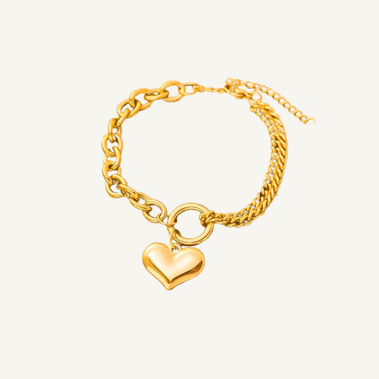 Heart Gold Bracelet