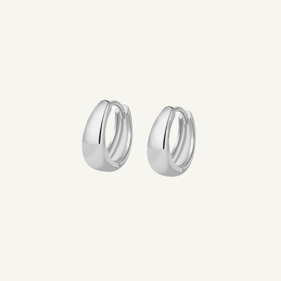 Silver Hoop Earrings