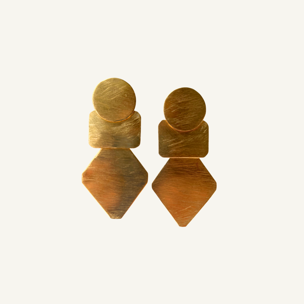 Gold Geometric Earrings