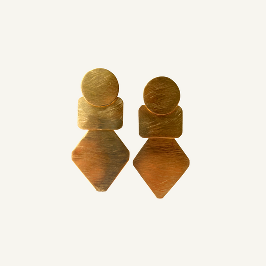 Gold Geometric Earrings