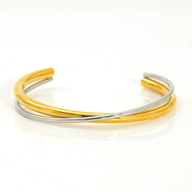 Gold Silver Bangle