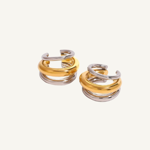Silver Gold Ear Cuffs