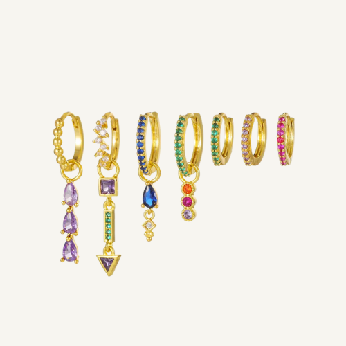 Colourful Drop Earrings