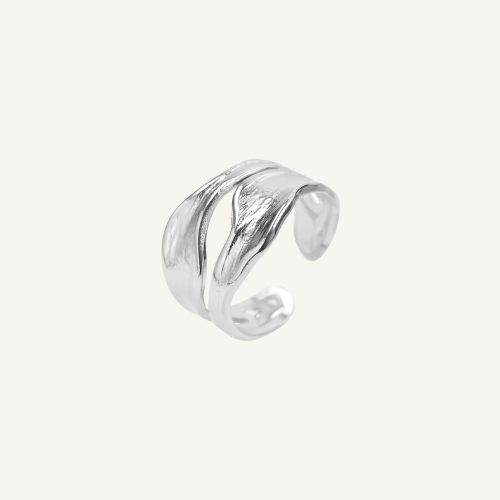 Geometric Silver Ring